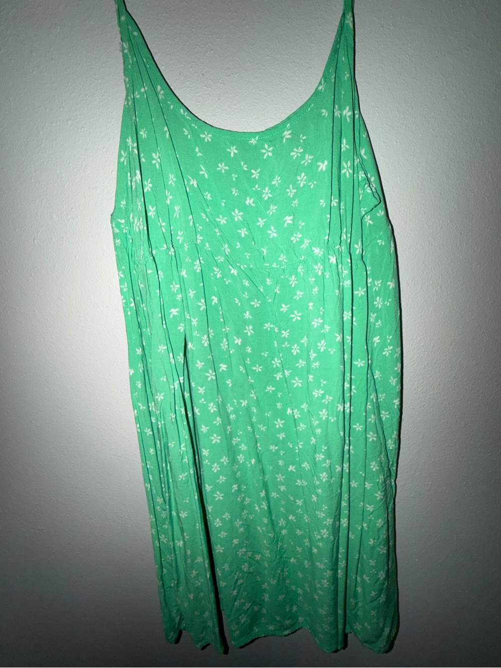 wild fable Mint Green Floral Maxi Slip Dress